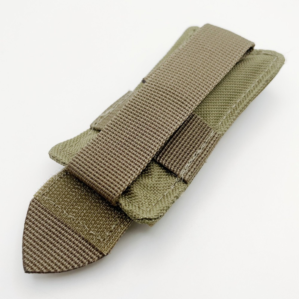 Airsoft Bright Red Dead Rag Quick Deploy Pouch Molle Compatab Tan Color