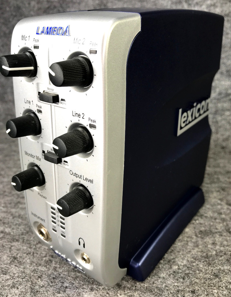 Lexicon LEXLAMBDAV Lambda USB Audio Interface Desktop Recording Studio v 2.0