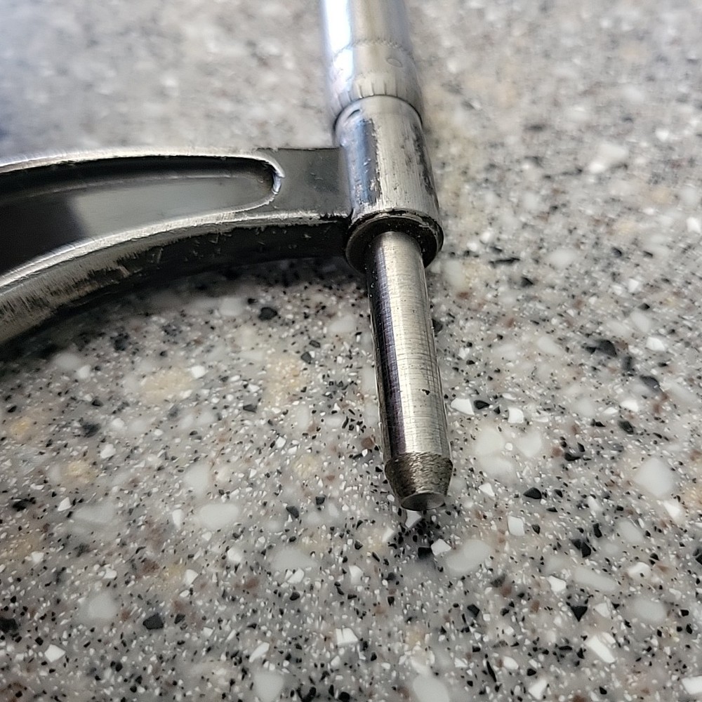 Starrett No. 436 3-4" micrometer, .001"