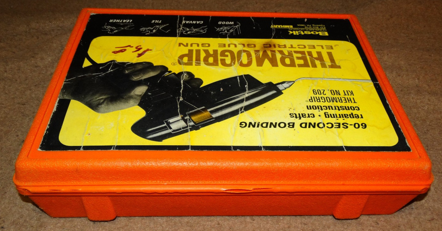 Bostich THERMOGRIP Model #207 160 watt Hot Melt Glue Gun Like Nu in case VGWC