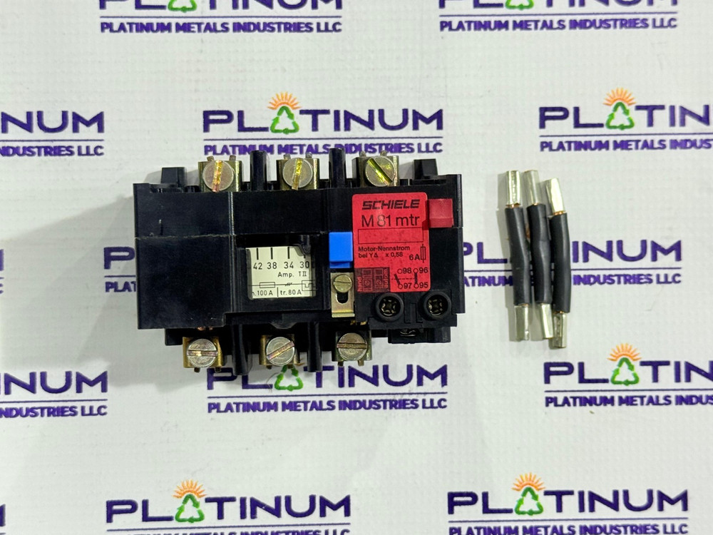SCHIELE M81 THERMAL OVERLOAD RELAY 30-42A