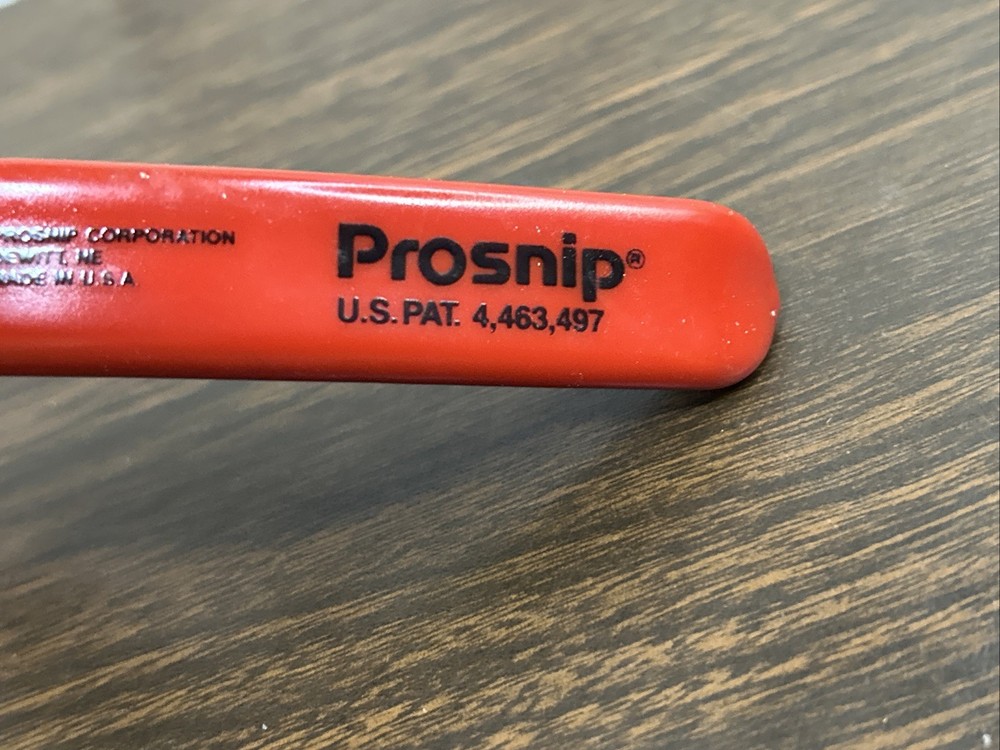 ProSnip Offset Tin Snips Left Cut W/Wire Cutter