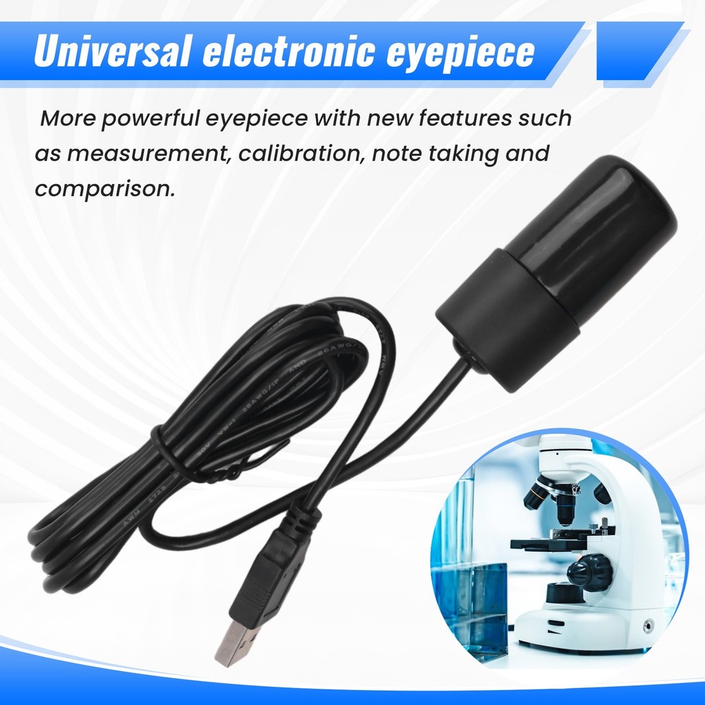 2MP Universal Digital USB Microscope Eyepiece Imager for Science Class9782