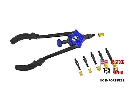 Astro Pneumatic Tool 1452 XL Nut/Thread Setting Hand Riveter Kit 1/2" Capacity