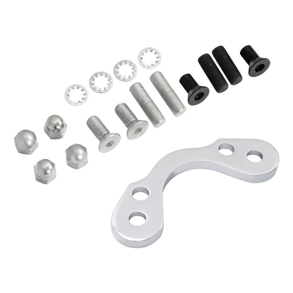 Springer Handlebar Tree Adapter Front Top Clamp 3.5" 4.75" Riser Fit For Harley