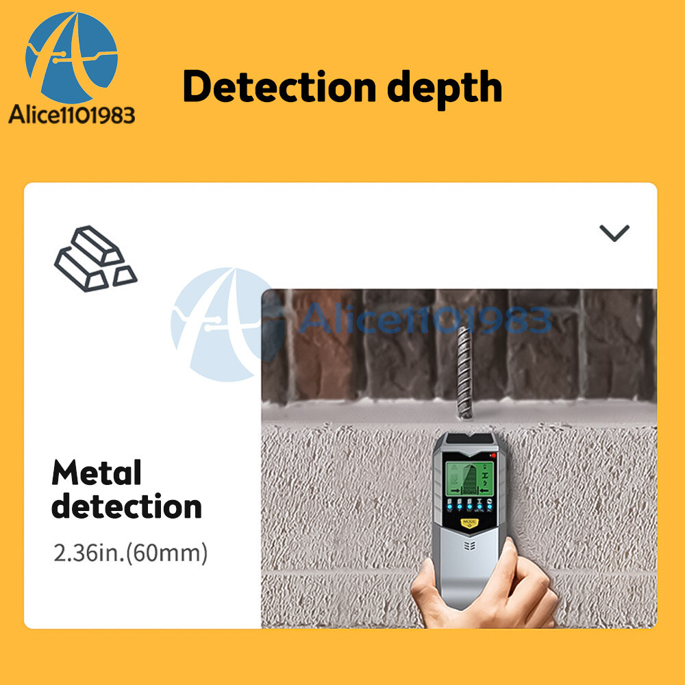 Stud Finder 5 in 1 Multi-Function Wall Stud Sensor Detector with LCD Display