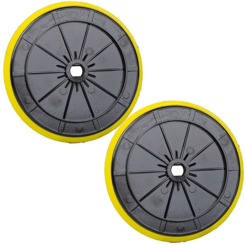 2 Pack 6 Inch Buffer Pads Backing Plates for Cordless Buffer Polishers