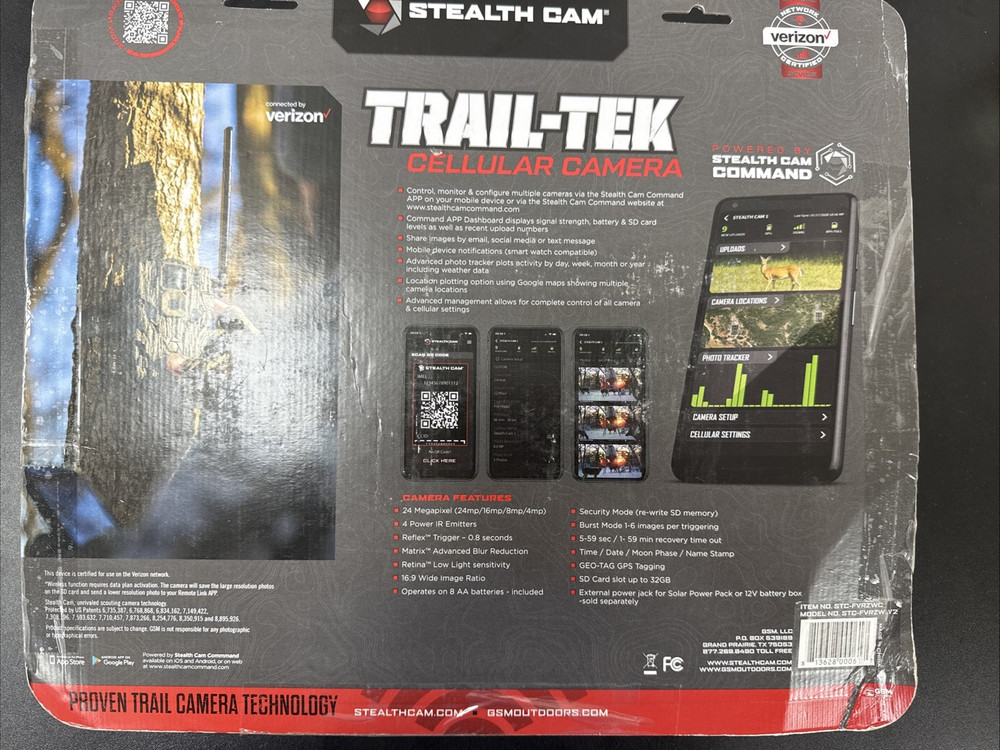 Stealth Cam Trail-Tek Verizon Cellular Camera Kit