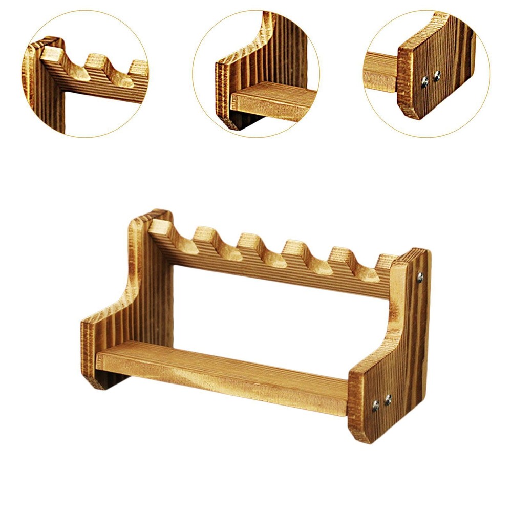 Wooden Model Storage Rack Easy Assembly Portable Decorative