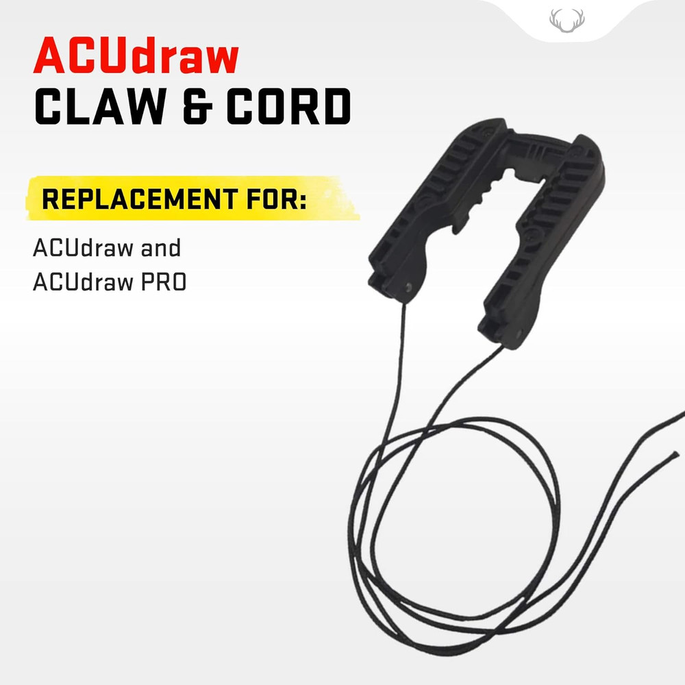Acudraw Claw with Self-Centering Draw Cord - for Consistent Cocking with Less We