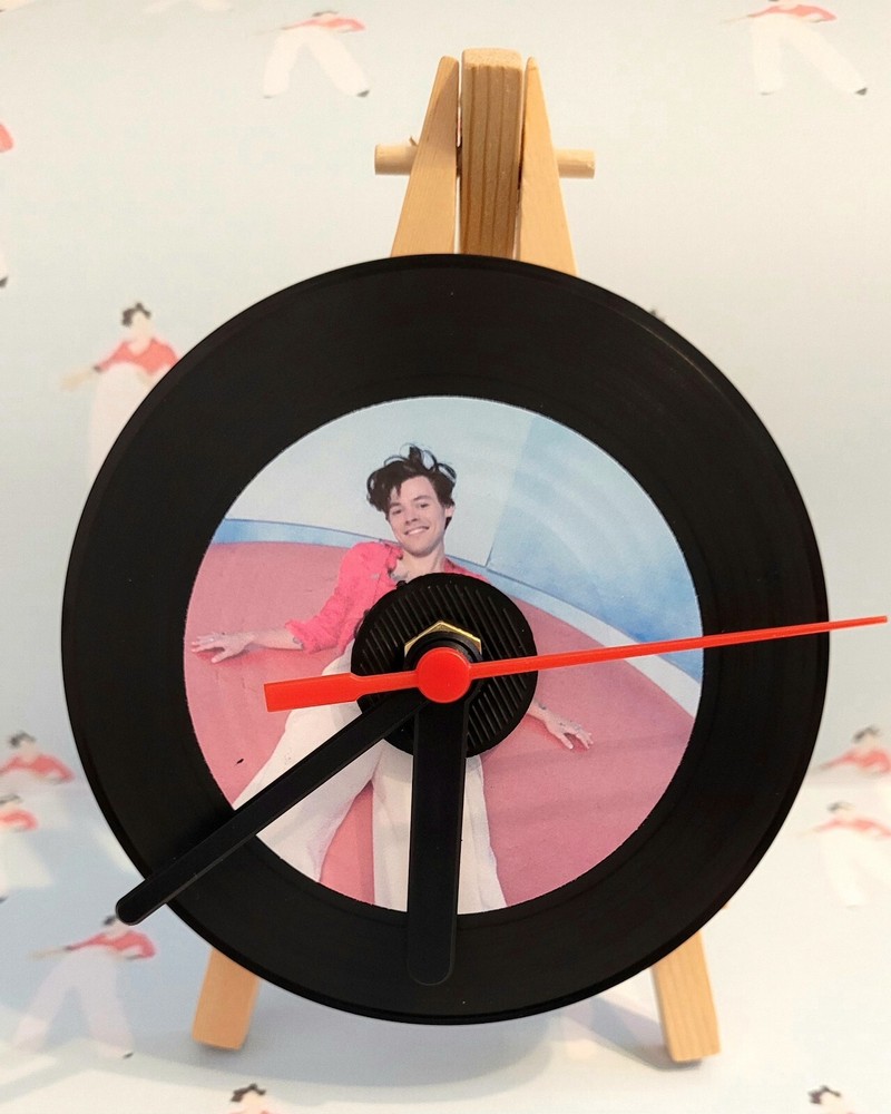 Harry Styles Vinyl Record Desktop Clock
