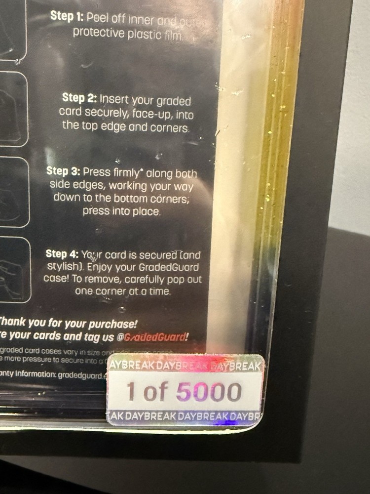 GradedGuard PSA Graded Case Guard Protector Daybreak Limited Edition (1 of 5000)