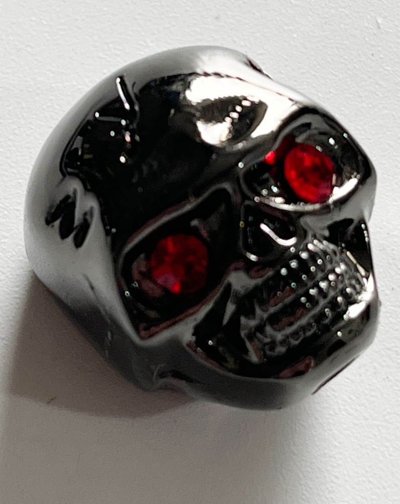 Electric Guitar Parts For Volume Tone Control Knobs Skull Head 4 Pcs Black