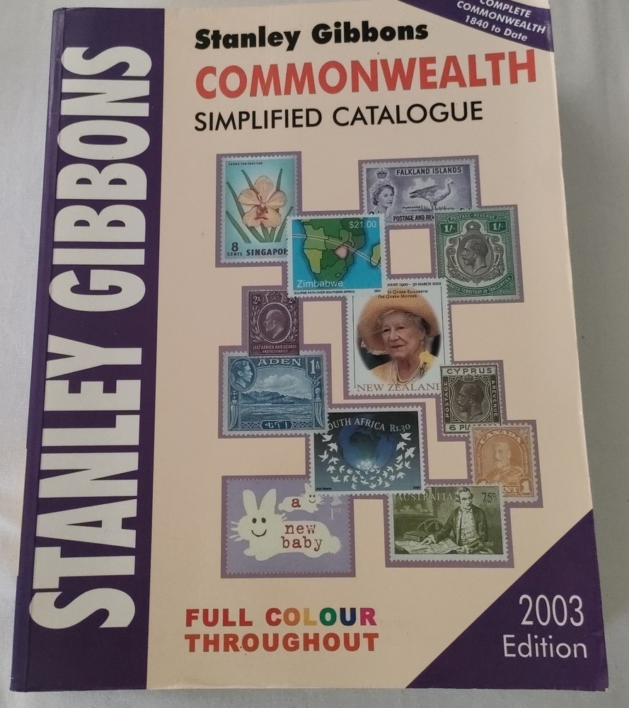 3 x Stanley Gibbons Simplified Stamp Catalogues World (1) & Commonwealth (2)