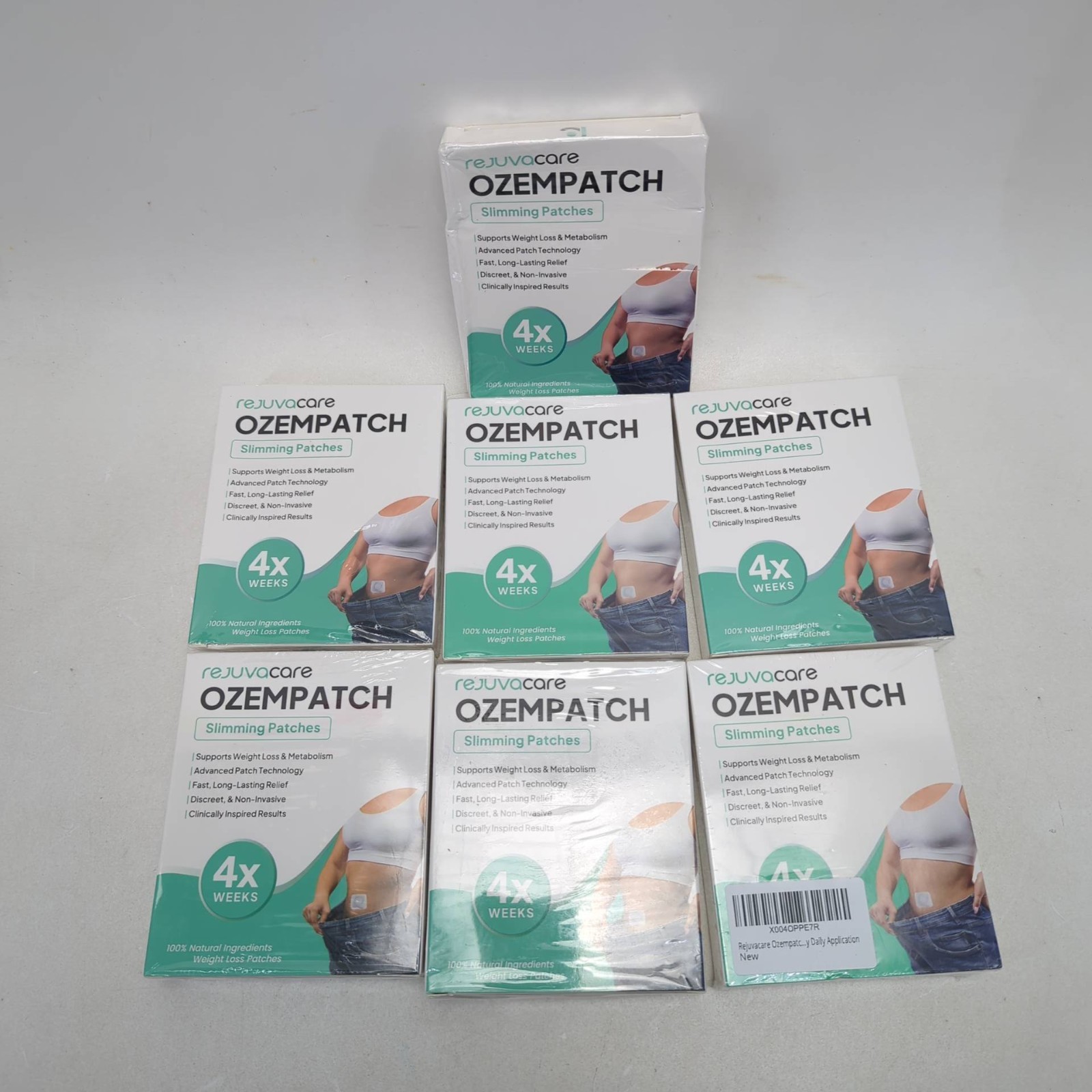 7 Rejuvacare OzemPatch Tonepatch Slimming Patches Lot Of 7 Months 210 Count