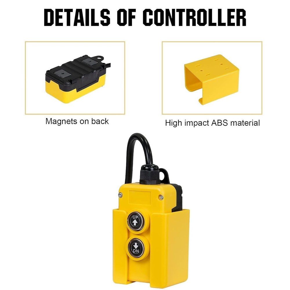 4 Wire Dump Trailer Remote Control Switch for Hydraulic Pump 12V DC f
