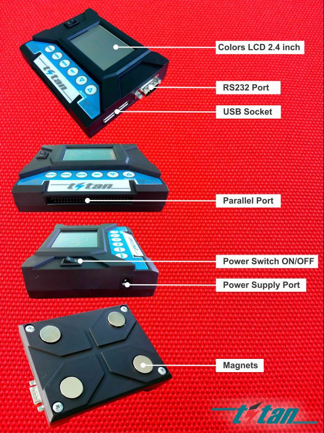 DNC TITAN, RS232 To USB Reader, Drip Feeder Device