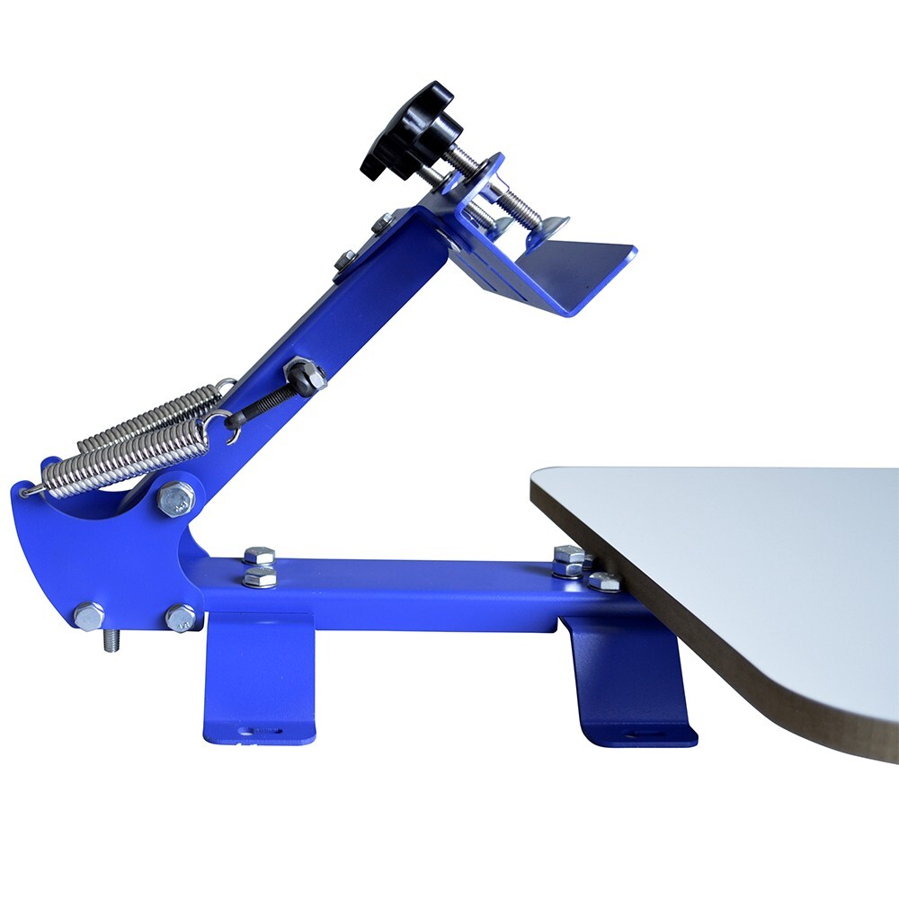 1 Color Screen Printing Press Silk Screen Printer Adjustable Height 22×18''