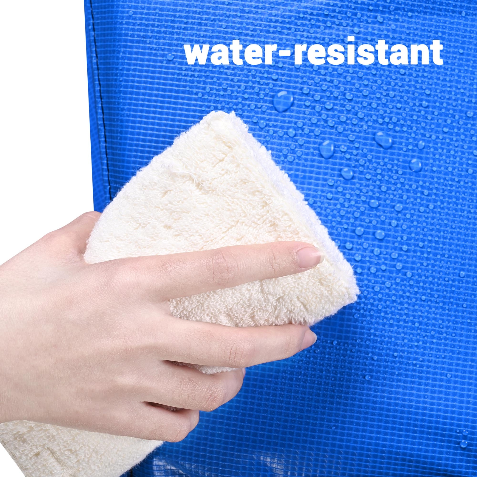 14' FT Round Trampoline Safety Pad Replacement EPE Foam Blue Spring Frame Cover