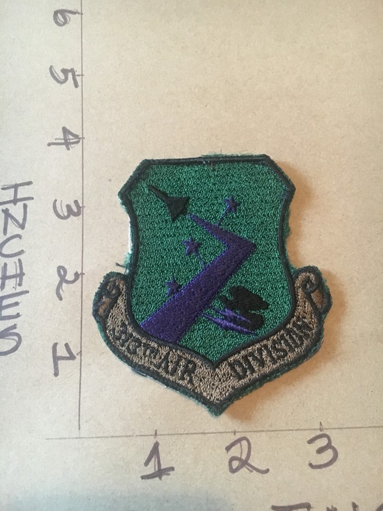 USAF 313th Air Division Squadron subdued patch 5/28/25