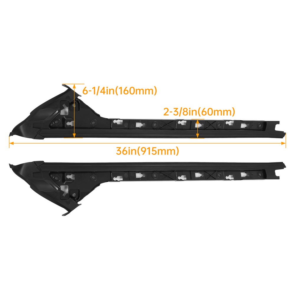 For Ford Explorer 2011-19 Windshield Inner Trim Pillar Molding Right & Left Side