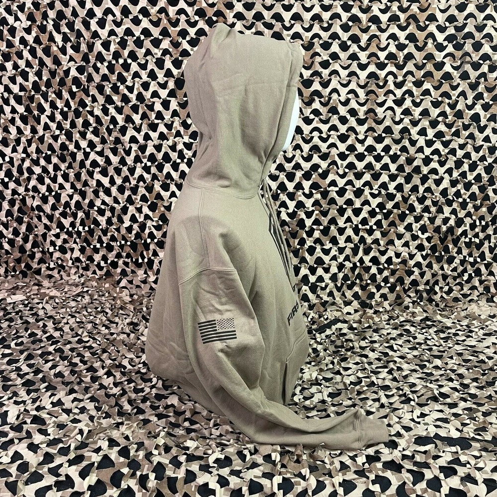 NEW First Strike Pull Over Hooded Sweatshirt - Coyote - Medium