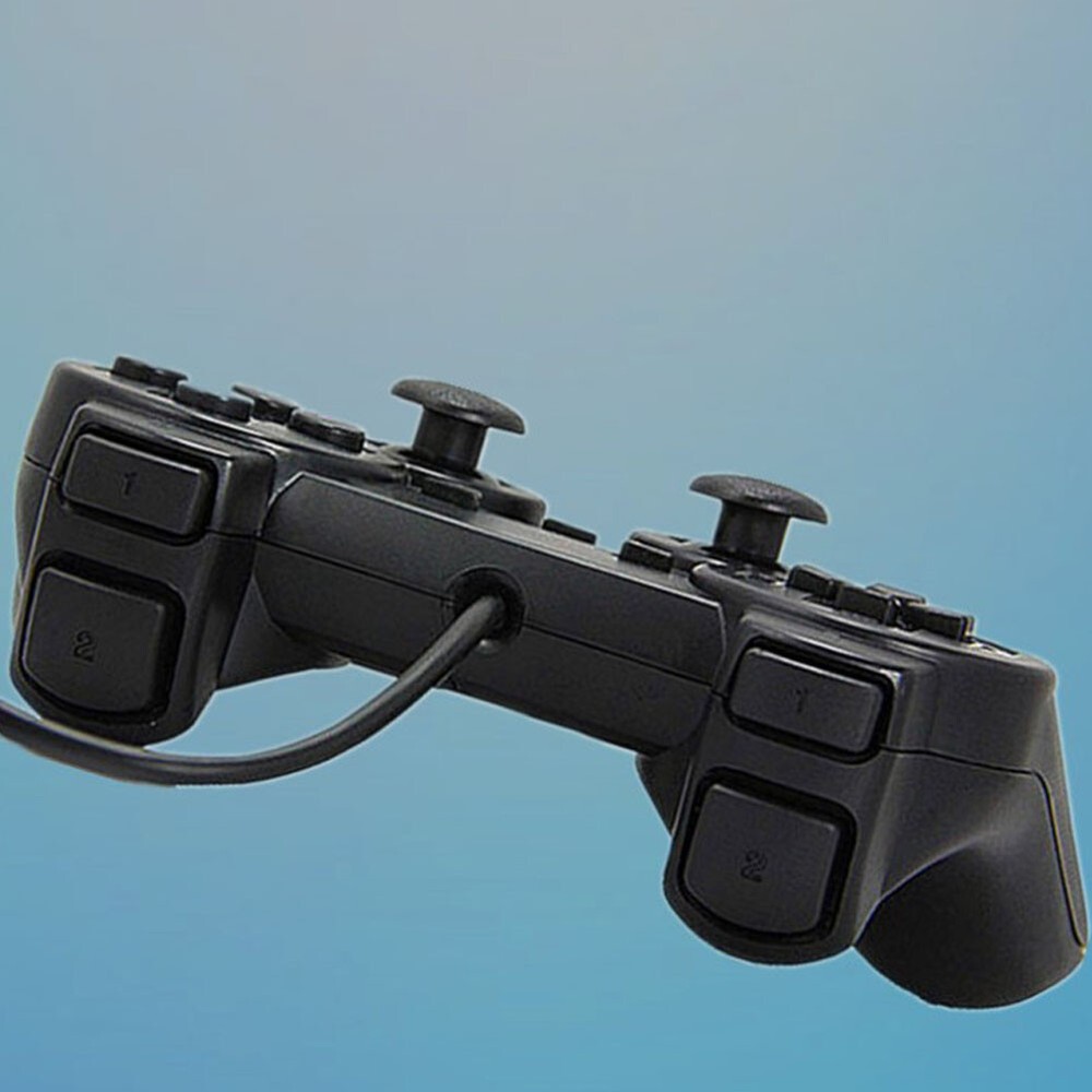 US 1-2 Pack USB 10 KEYS SHOCK2 CONTROLLER PC GAME PAD Fine