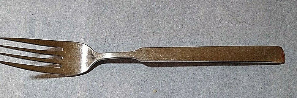 WMF Cromargan Aspen stainless dinner fork with surface scratching