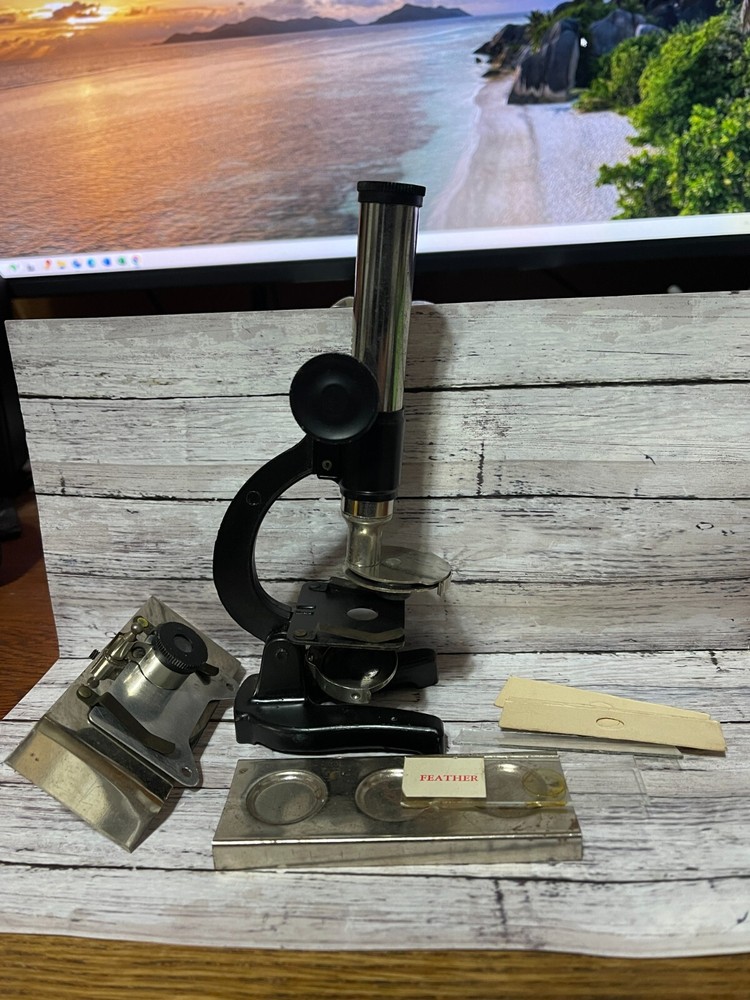 Vintage  Meccano Microscope Set Replacement Parts - MICROSCOPE and MISC. PARTS