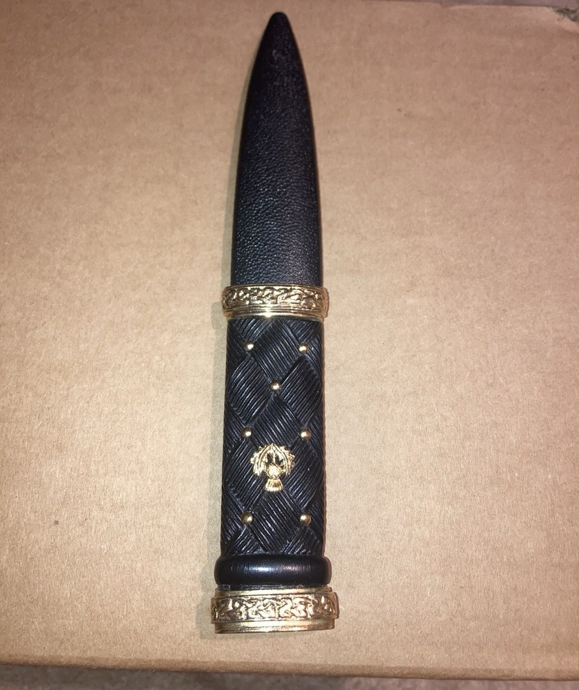 Dagger Regimental Sgian Dubh Scotland Pewter Silver