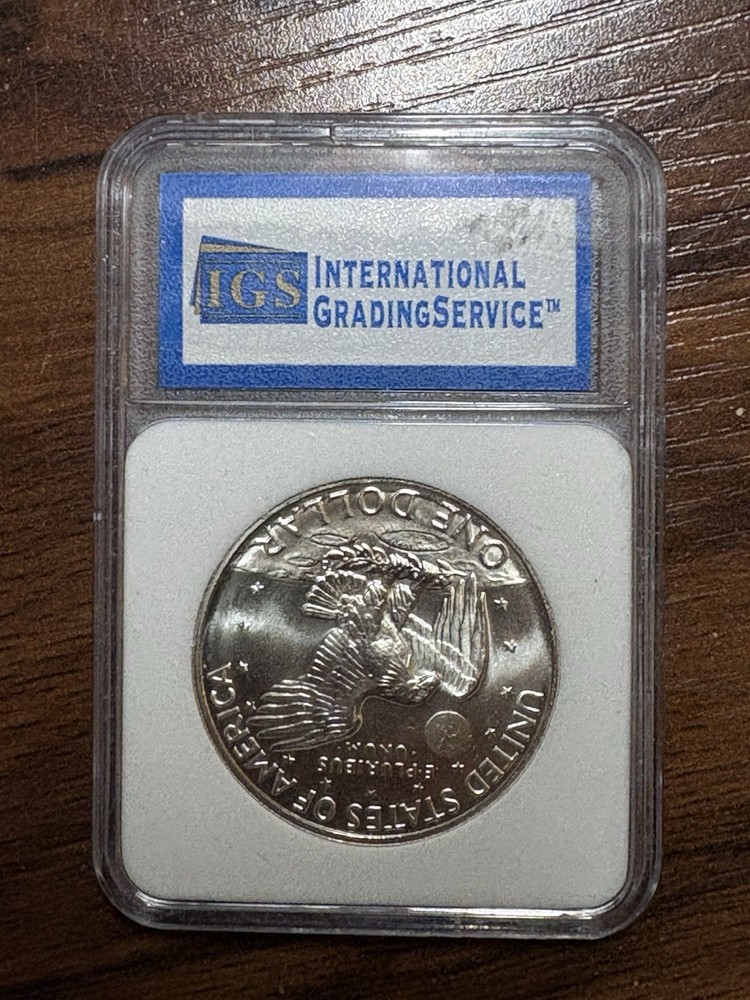 1972-S Eisenhower Ike Silver Dollar $1 MINT STATE 68 MS 68 Type 2, Silver