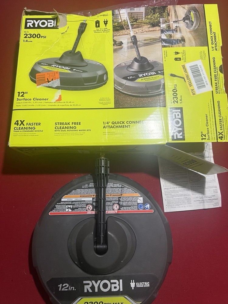 Ryobi Electric Pressure Surface Cleaner - 12"