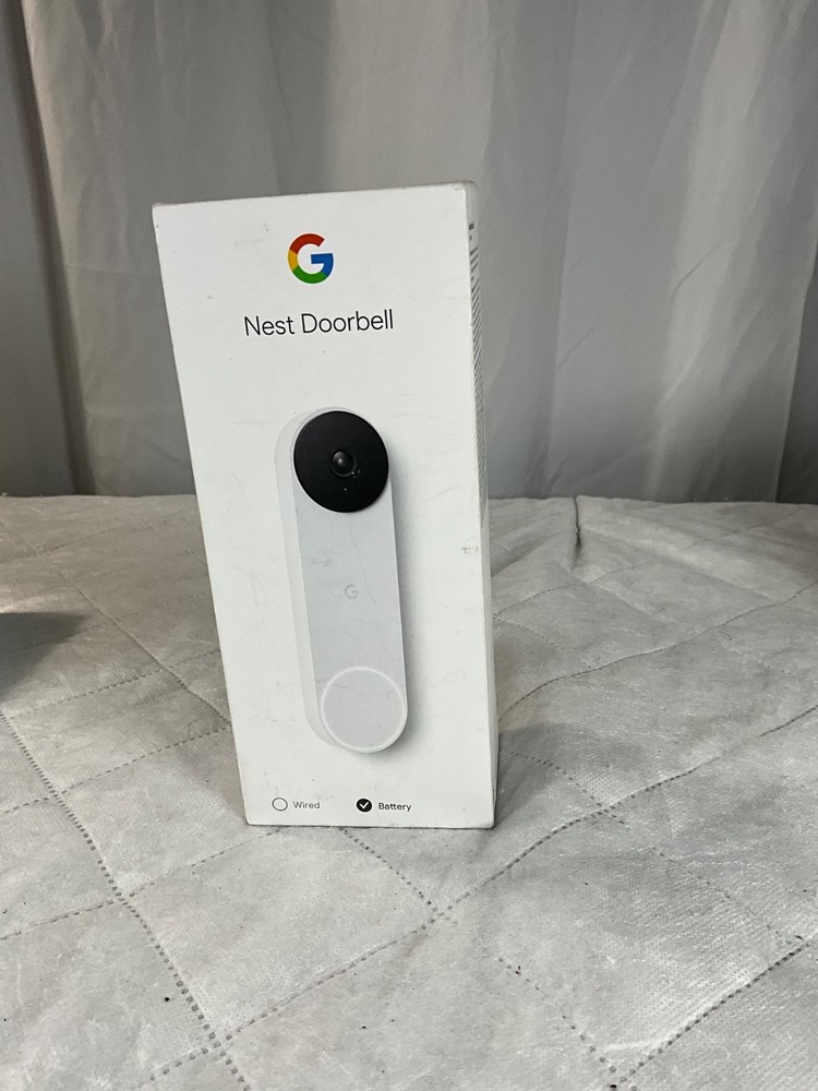 Google Nest Doorbell, Battery - Snow