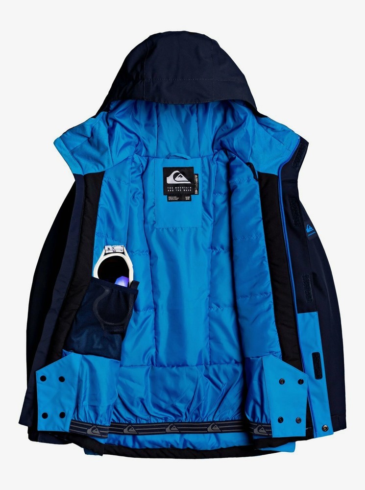 QUIKSILVER Youth MISSION SOLID Snow 2021 Jacket - BNL0 - Medium/12 - NWT