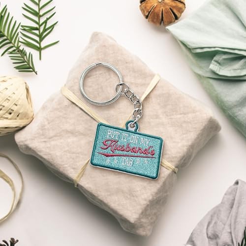 Quest Squad Keychain Patch 2.5 Inches Embroidered Fabric Keyring Patch for