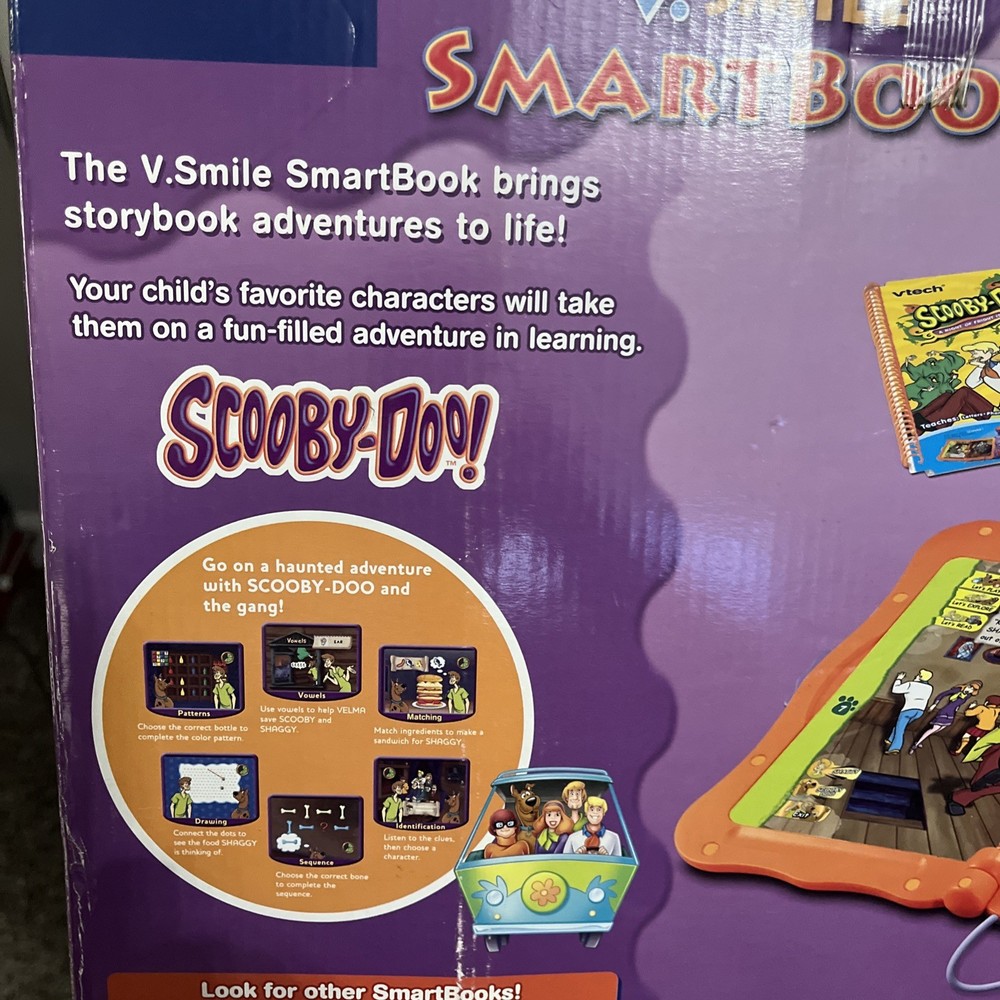 VTech Vsmile Smartbook Scooby-Doo Interactive Priced Low Damage To Box See Pic