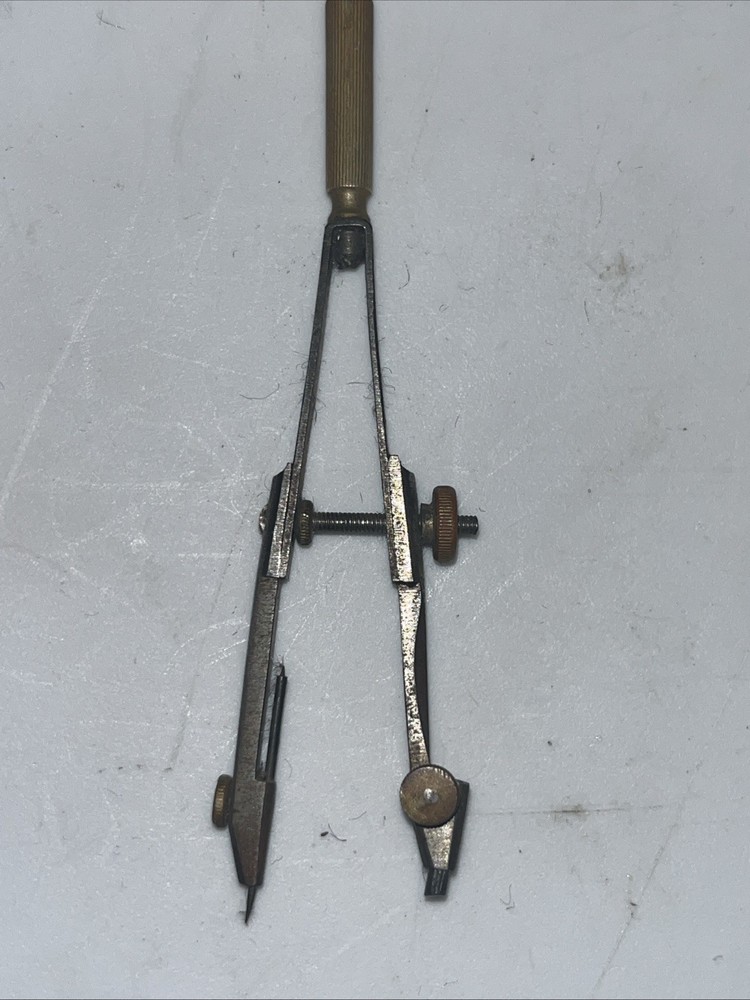 Vintage Small Drafting Compass Tool Machinist Tool 3.5 Inch