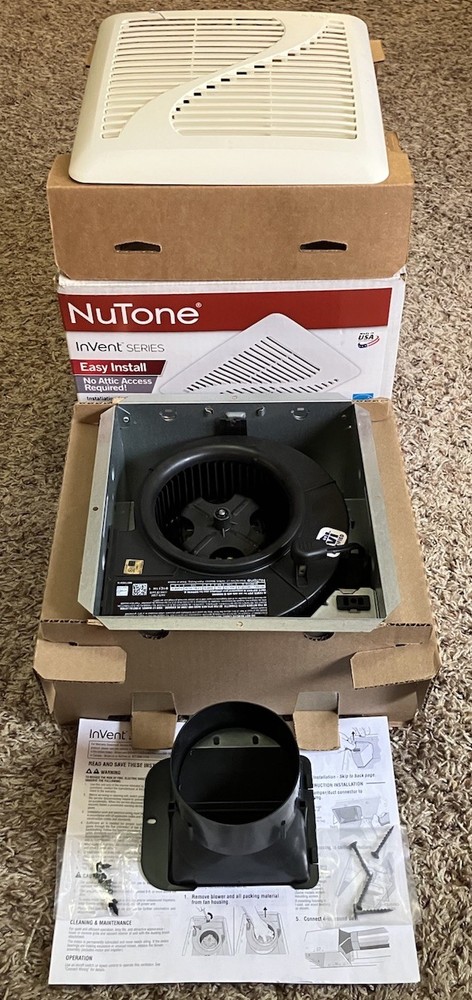 NuTone AERN110 Bathroom Exhaust Fan - White