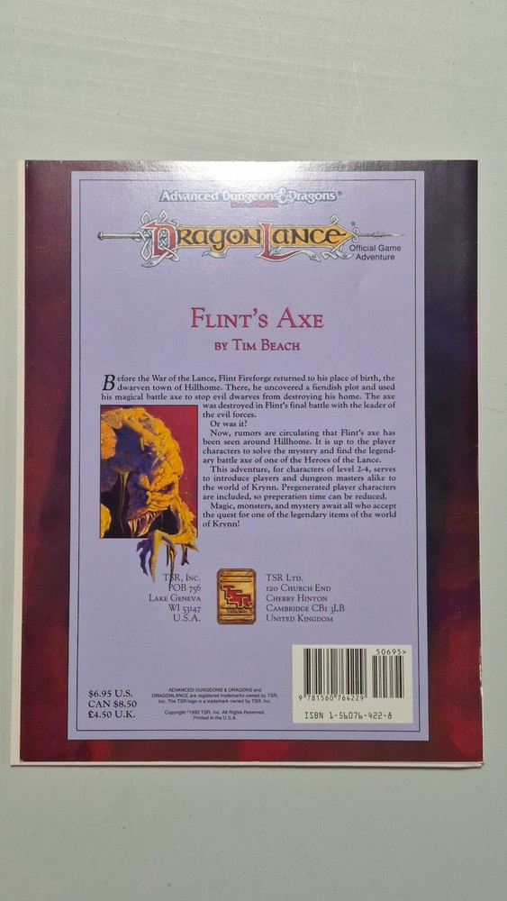 Dragonlance - Flint’s Axe (1985)