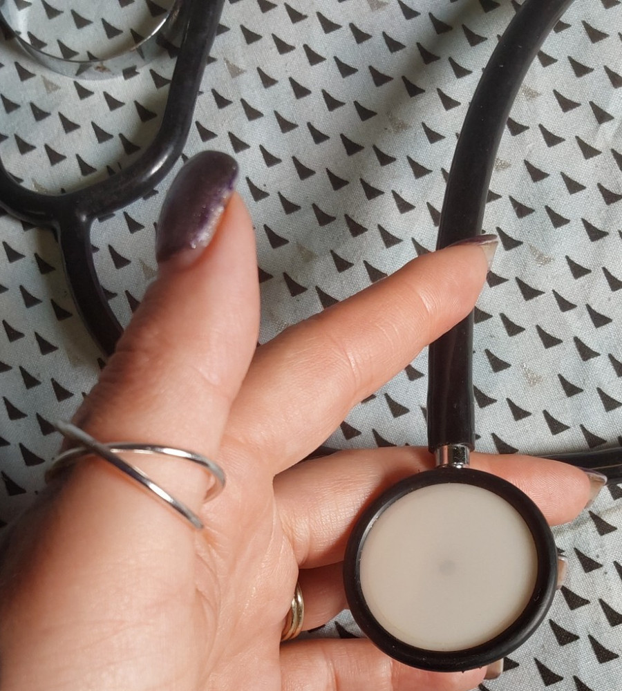 Stethoscope Double Sided Black