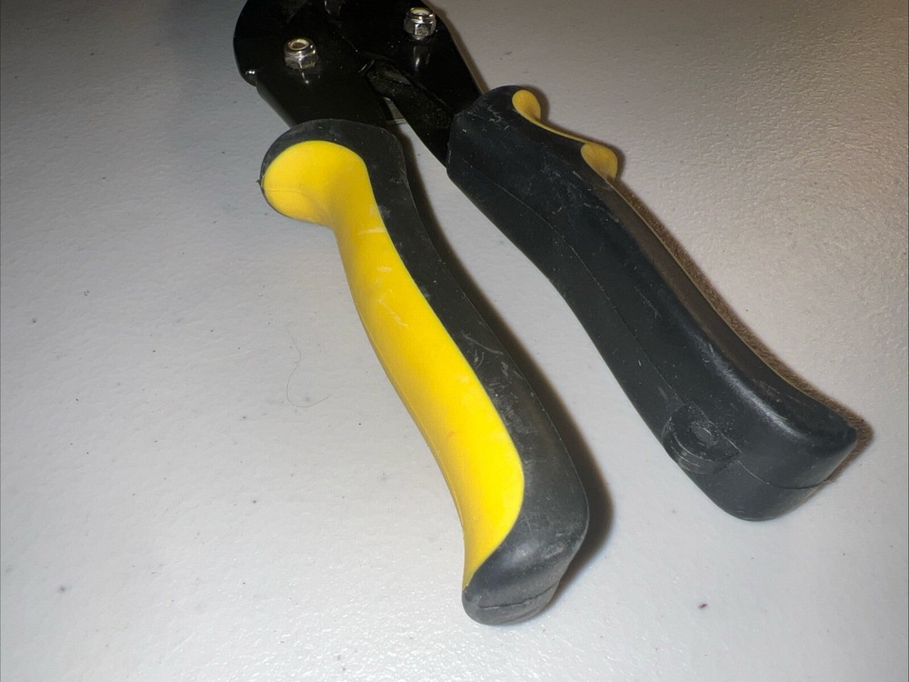 Task Force Aviation Snips - Chrome Vanadium - Yellow/Black Handle - 10”