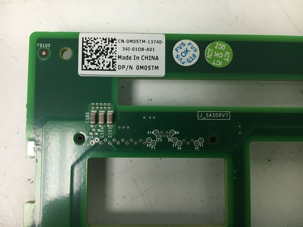 DELL M05TM 8x LFF SAS HDD Backplane