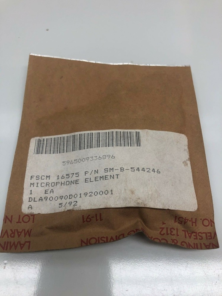 MILITARY HEADSET MICROPHONE ELEMENT NEW
