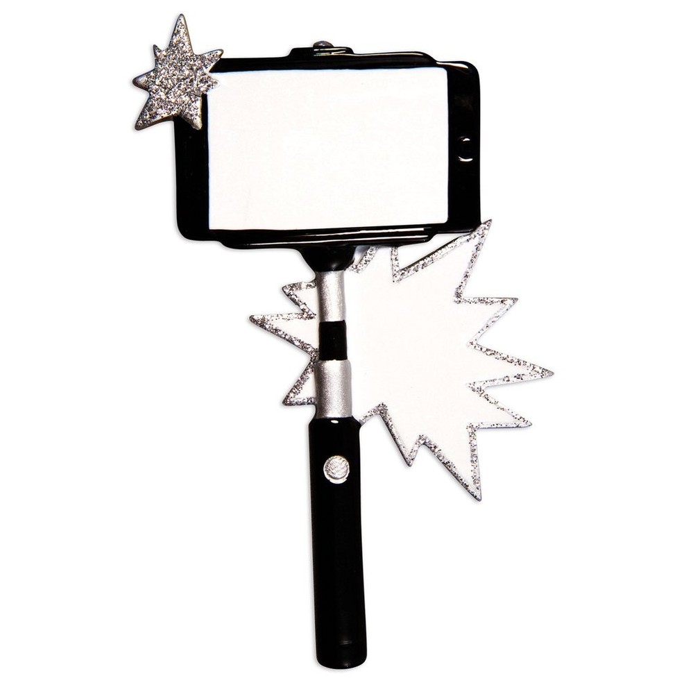 SELFIE STICK Personalized Christmas Tree Ornament