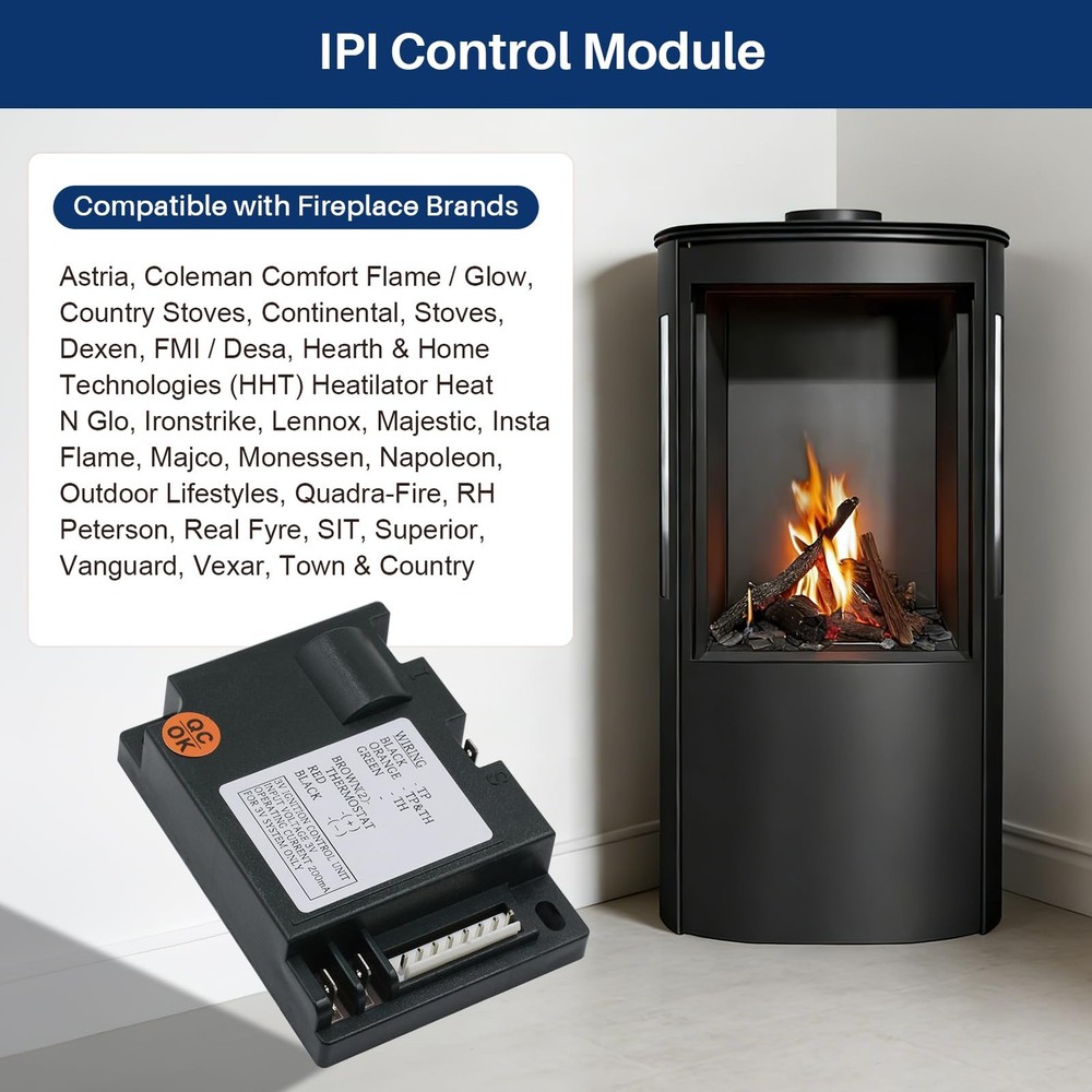 Fireplace Electronic IPI Control Module, Gas Fireplace Ignition Module for He...