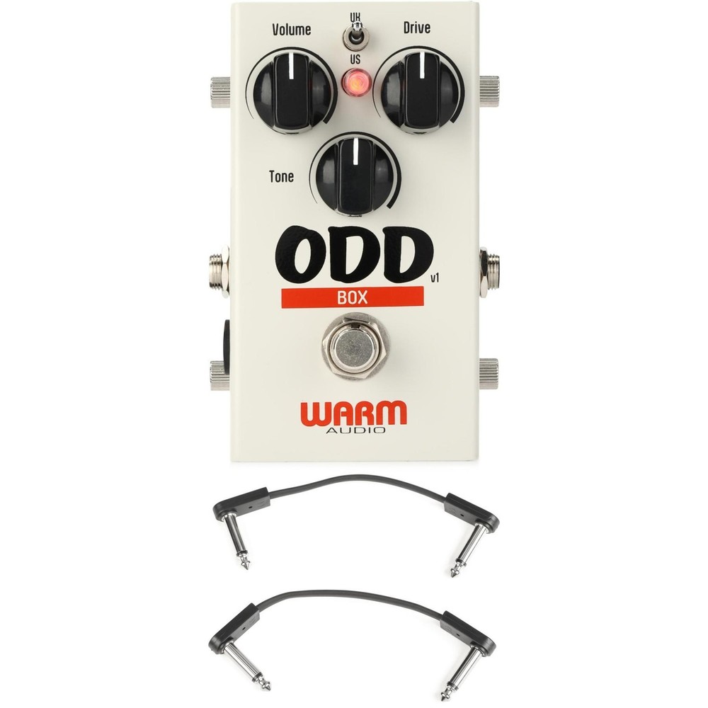 Warm Audio ODD Box Hard-clipping Overdrive Pedal with EBS Patch Cables