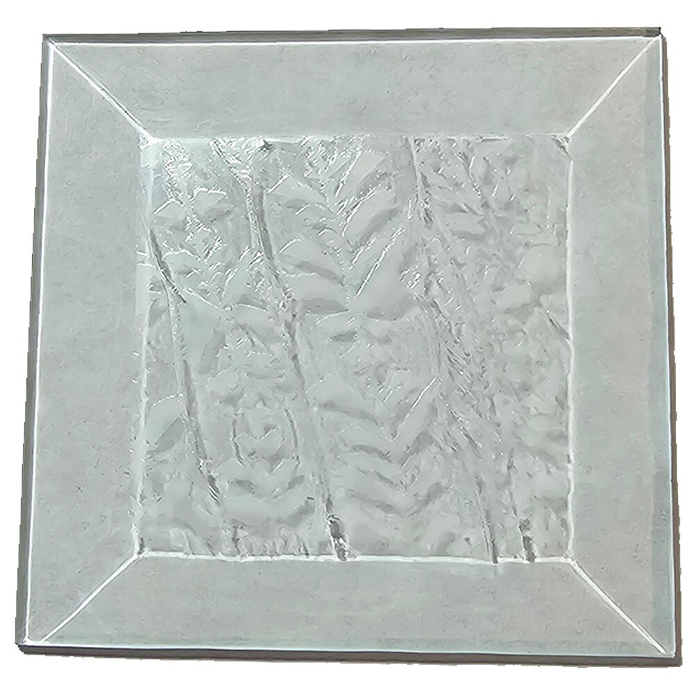 3' Glue Chip Square Glass Bevel 10Pack