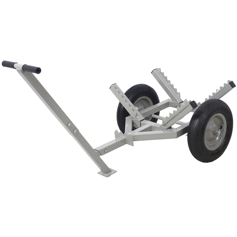 Heavy Duty Log Dolly with Chocker Chain & Load Binder Log Wood Transport