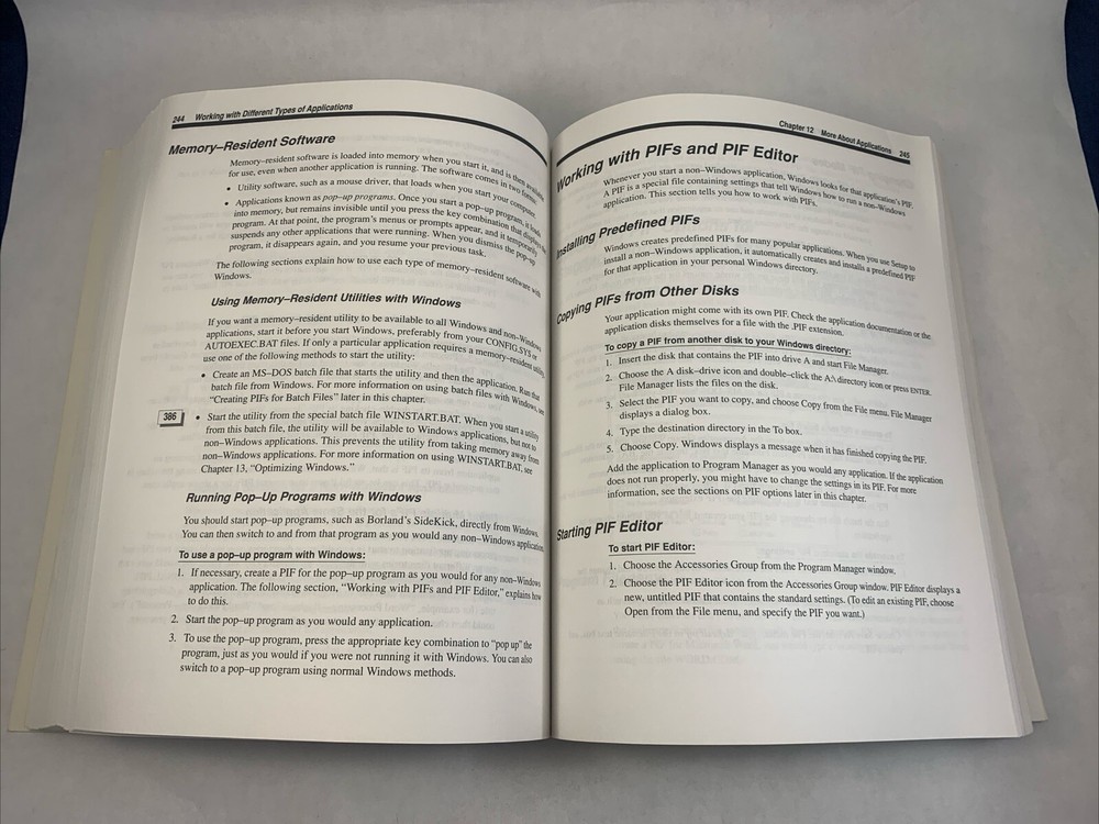 Microsoft Windows 3.0 User's Guide Manual VTG 1990 Everex