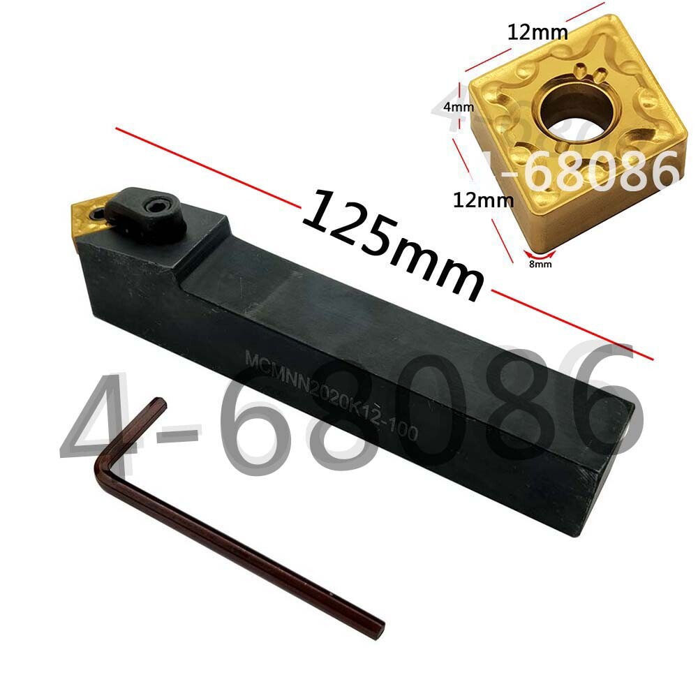 MCMNN2020K12-100 +2pc CNMG120408 CNMG432 lathe Insert lathe turning tool holder